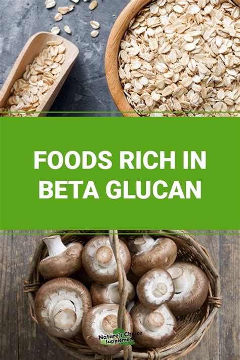 foods rich in beta glucan